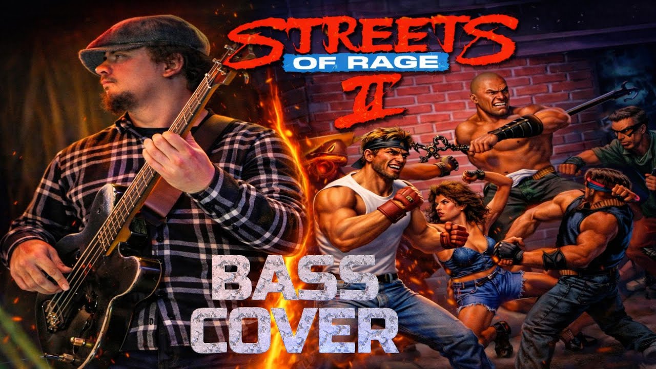 STREET RAGE 2 - GO STRAIGHT - BASS COVER
