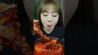 ASMR Spicy Octopus, Mukbang Eating | Mukbang Chinese Eating | #eatingshow #viral #shorts #asmr