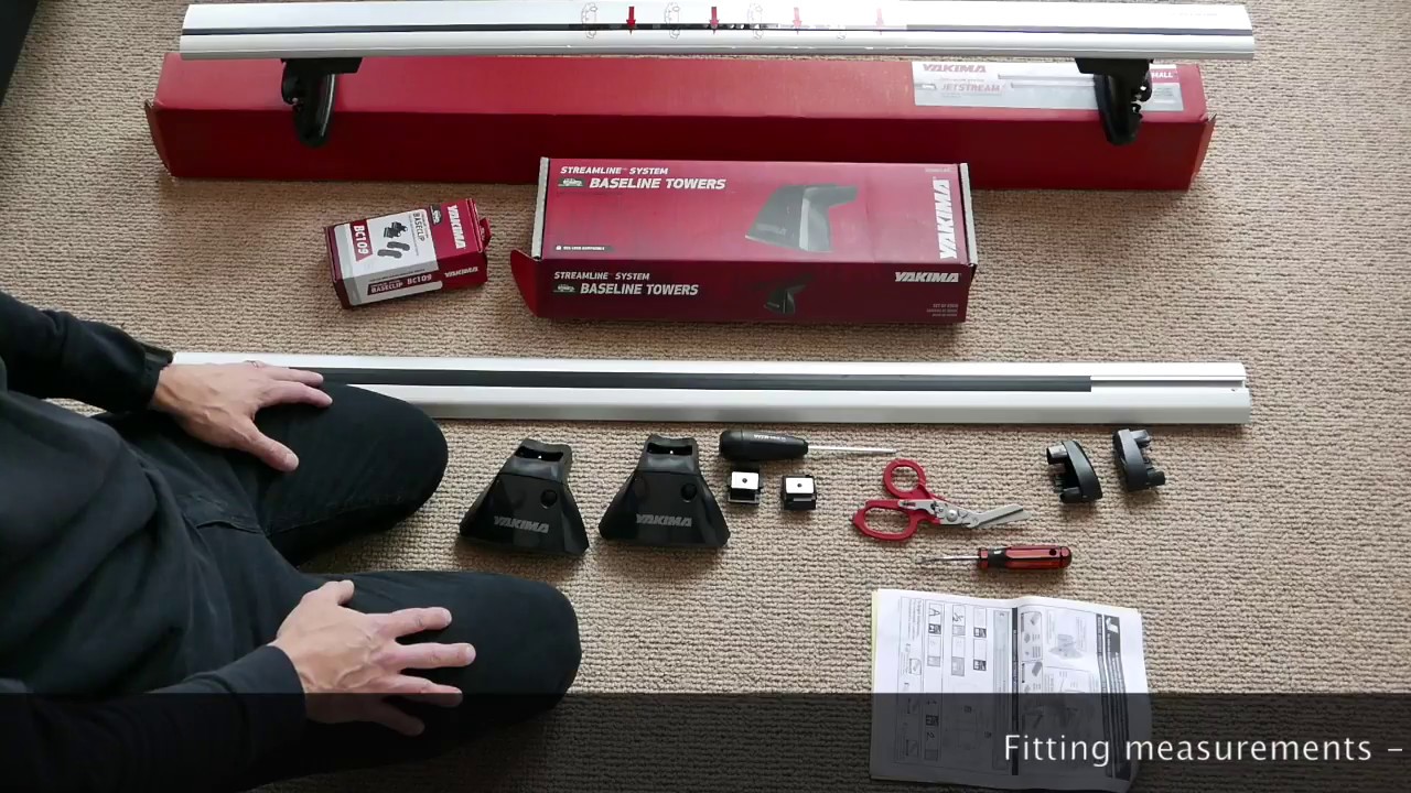 Yakima rack Install Corebar and Jetstream YouTube