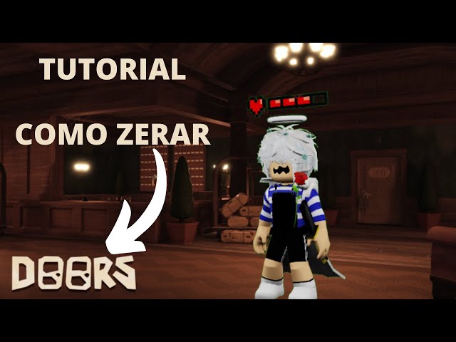 PASSEI MAL DE TANTO SUSTO - DOORS Roblox (Tentando zerar Parte 1) 