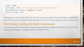 Mastering CSS Grid: How to Create a Grid of Squares While Respecting the max-height Property