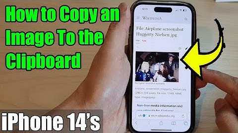 iPhone 14/14 Pro Max: How to Copy an Image To the Clipboard & Paste It to Other Apps In Safari