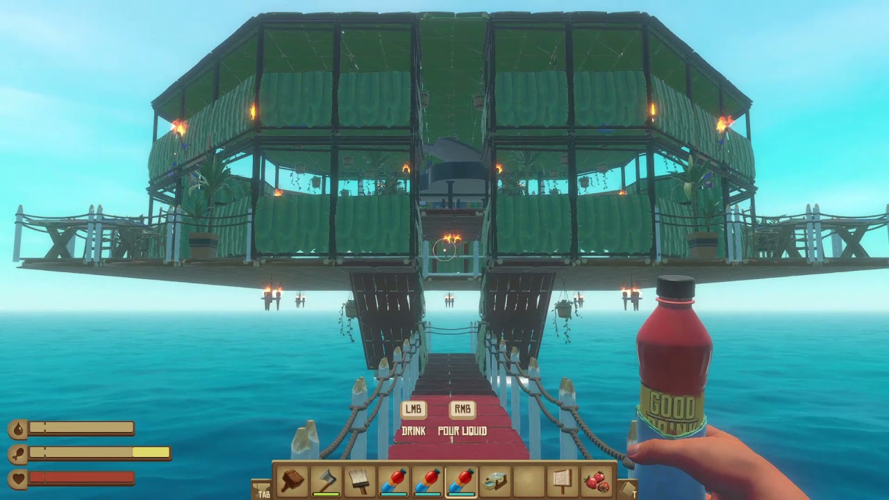 Raft building a City - YouTube