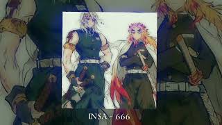 insa - 666 [instrumental & speed up & muffled]