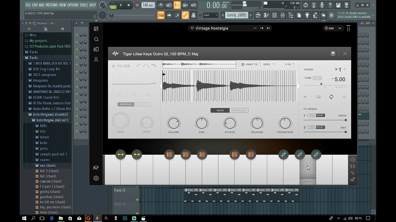 2022  - A REECE TYPE BEAT+ FLP PROJECT - FL STUDIO