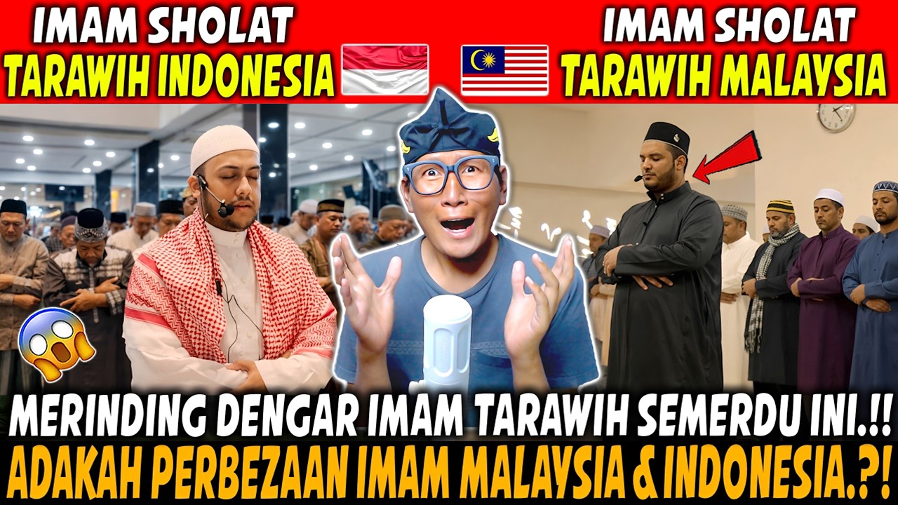 PANTAS SAJA SEMERDU INI❗ ADAKAH PERBEZAAN IMAM TARAWIH MUSLIM INDONESIA DAN MALAYSIA.⁈ TERNYATA⁈
