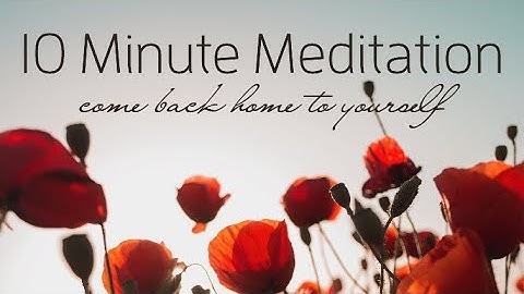 10 Minute Meditation to Center Within with Amy Patee / Meditation Cultivate Presence + Receptivity