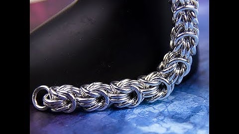 Live Chain Maille Demonstration - Rosetta Weave