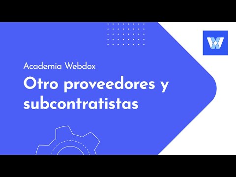 Otro proveedores y subcontratistas