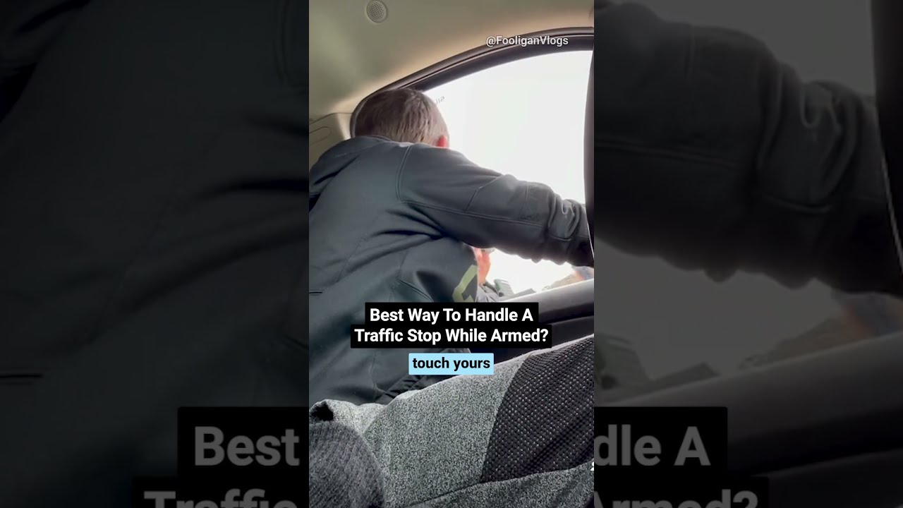 Is This The Best Way To Handle A Traffic Stop While Armed 