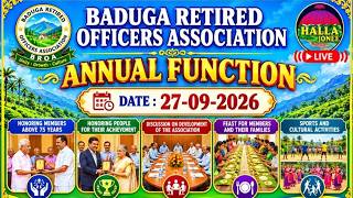 🔴 LIVE: Baduga Retired Officers Association Annual Function 2026 | Hallajonee Media