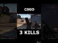 CS:GO Domination: 3 Kills, 1 Round, 0 Mercy!🔥💥#shorts  #csgo  #esports