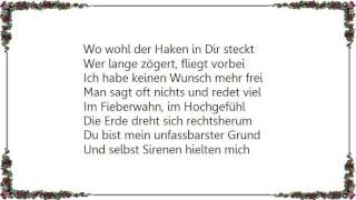 Herbert Grönemeyer - Unfassbarer Grund Lyrics