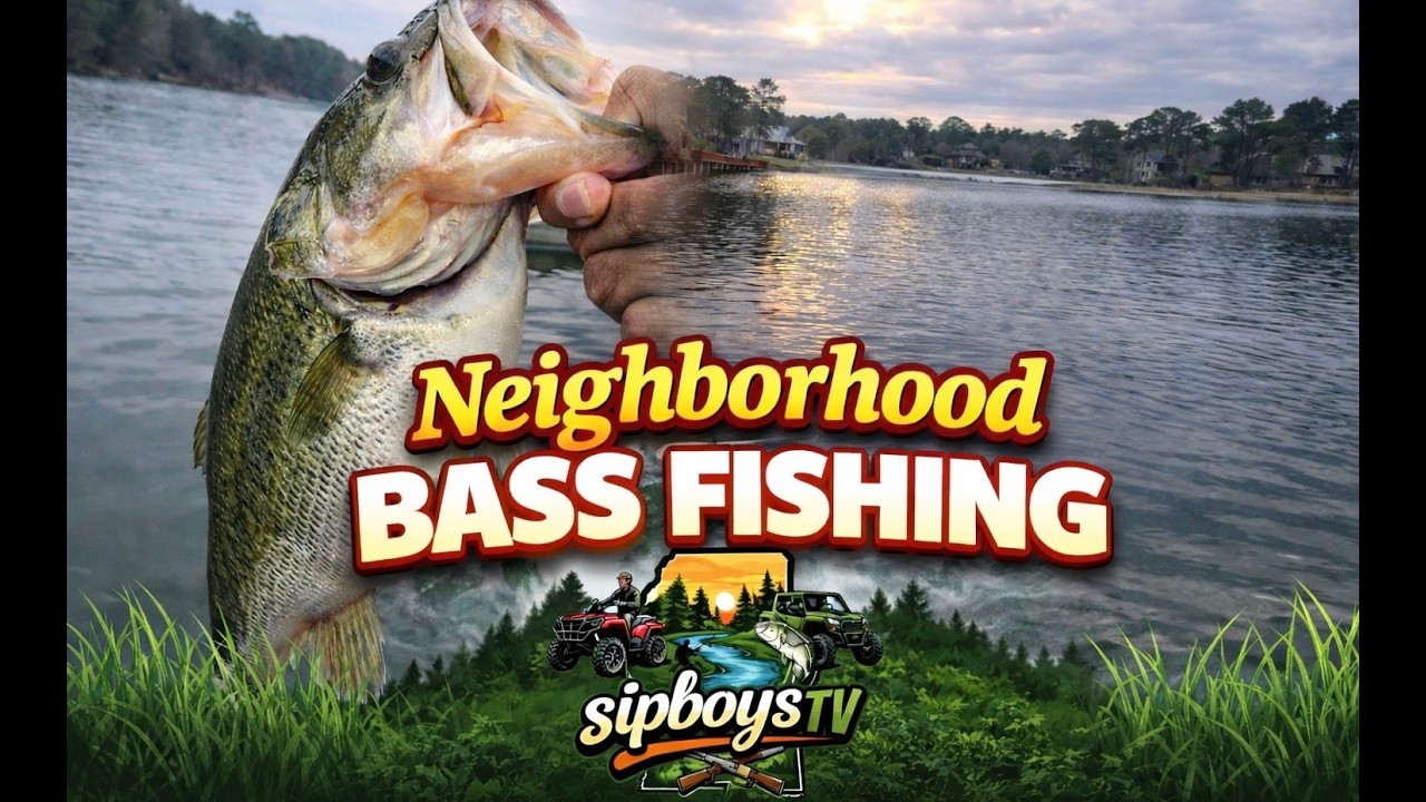 Neighborhood Bass Fishing! (Fiance' Gets MAD!!!)