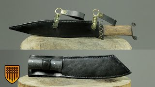 Making Knife Sheaths - How to make Leather Sheaths