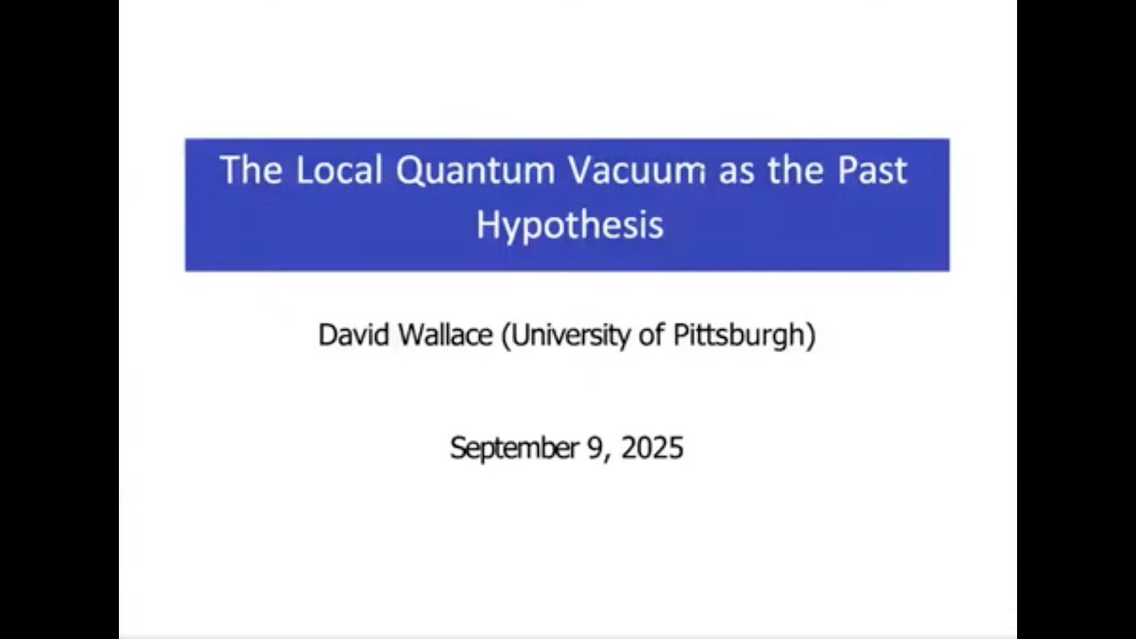 The local quantum vacuum as the Past Hypothesis