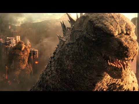 Godzilla and Kong part ways (no background music) - Godzilla vs Kong