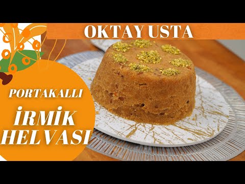 Tam Tutan Portakallı İrmik Helvası Tarifi 🍊Kandil Özel Tarifi - Chef Oktay Usta