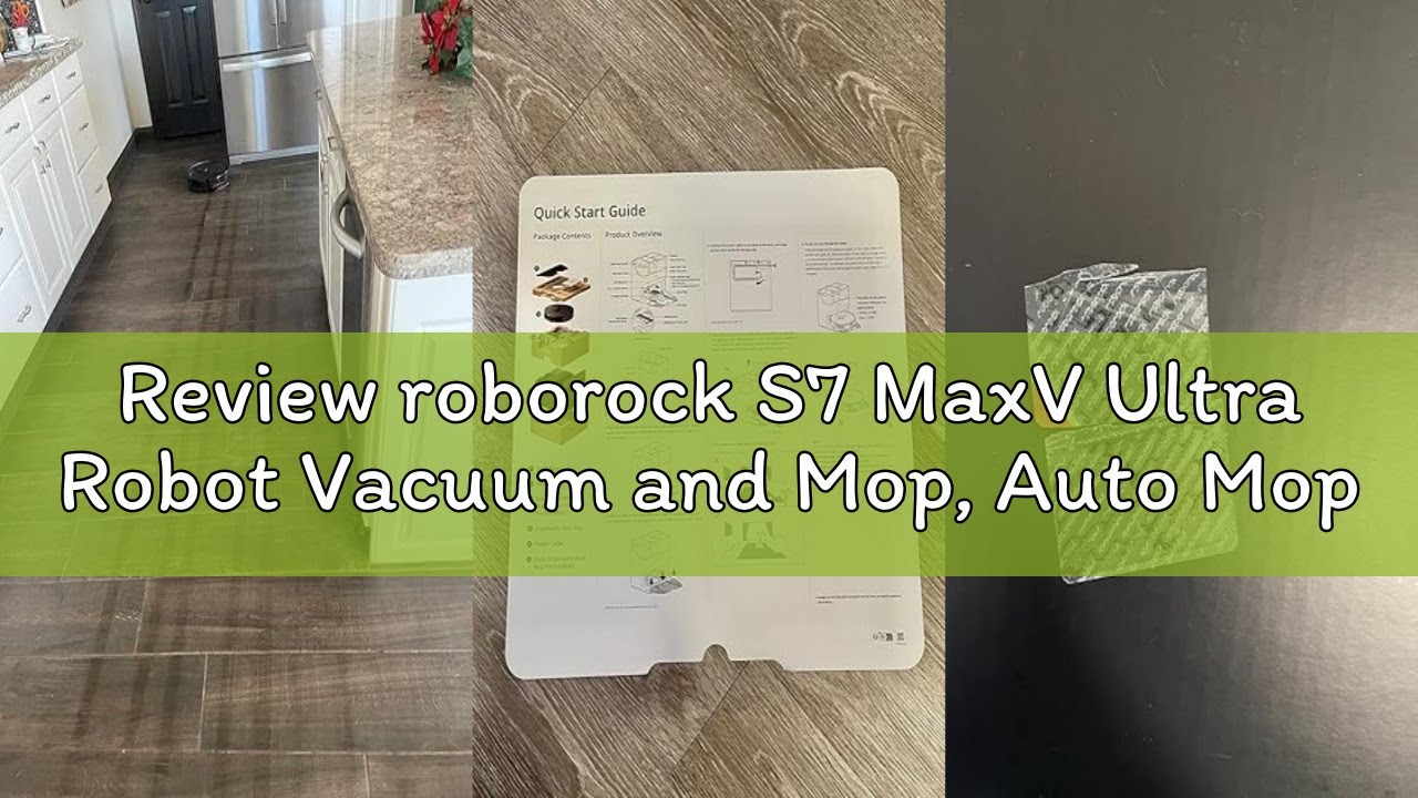 Review roborock S7 MaxV Ultra Robot Vacuum and Mop, Auto Mop Washing, Self-Emptying, Self-Refilling,