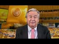 UN Secretary-General Antonio Guterres New Year message