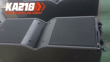 KA210 Dual 10" line array speaker,Optional Ferrite and Neodymium versions! Popular Choice for Stage!