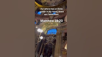 Thumbnail of Matthew 18:20 Daily Bible Verse