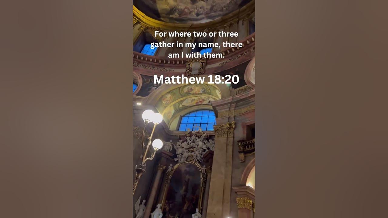Matthew 18:20 Daily Bible Verse