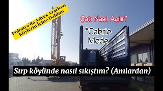 Poznań'da Yükü Vinçle İndirdik ve Köy Kasaba Geze Geze Yükleme Adresine Gittim