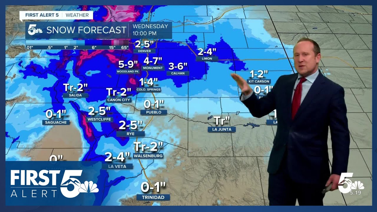Spotty showers Monday, with a bigger mid-week moisture surge on the way ...