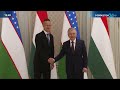 Президент Республики Узбекистан Шавкат Мирзиёев принял министра иностранных дел и торговли Венгрии
