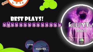 Agma.io - Best Plays! [Amazing Tricks #5] 128x Reverse ✨