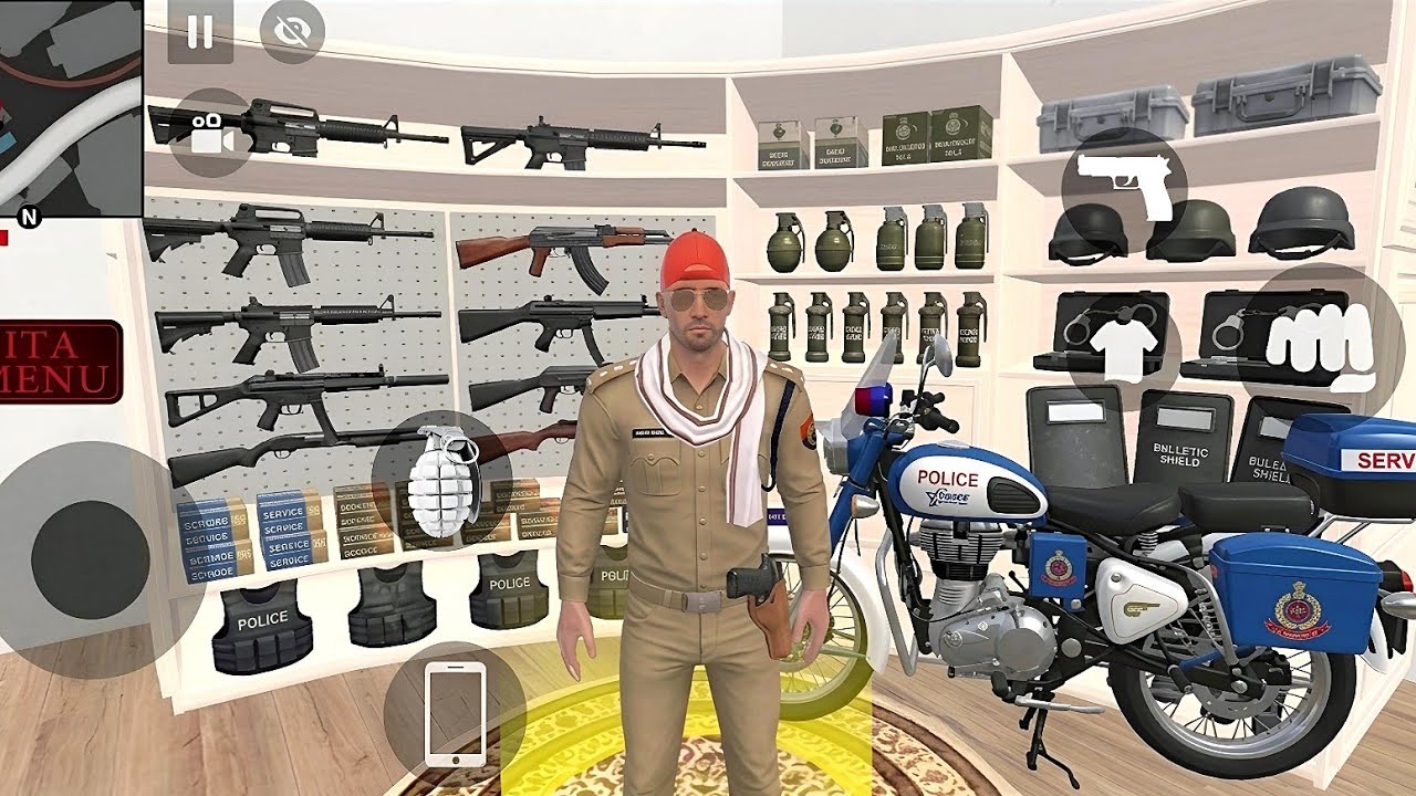 Franklin Became Police officer 💥🤩 Indian Theft Auto Simulator 💥🤯 Indian bike Driving 3d Game 💥🤩
