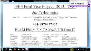 IEEE 2013-2014 Final Year Projects @ Mumbai