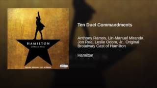 Ten Duel Commandments from Hamilton but every time they say a number it gets faster