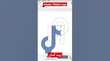 Create Tiktok logo in coreldraw very easy