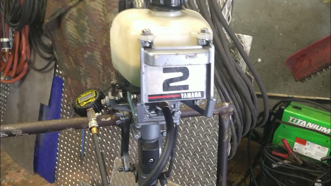 yamaha 2b 2hp outboard low compression YouTube