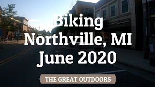 Biking Northville MI June 2020