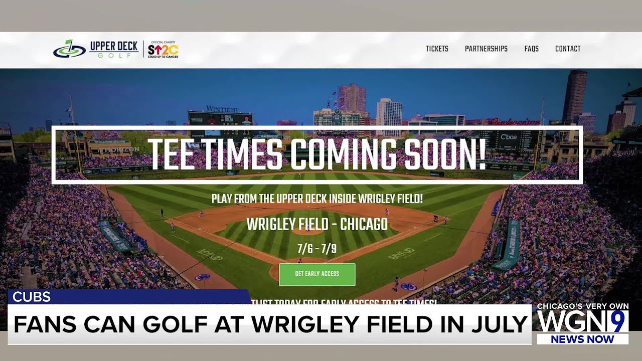 See how you can play golf at Wrigley Field in July YouTube