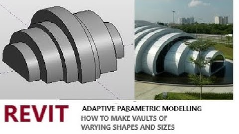 Revit  Adaptive Parametric Design Tutorial  (Varying heights and shapes of Vault Form)