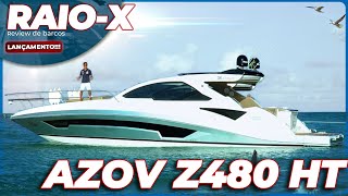 Lancha Azov Z480 do estaleiro Azov Yachts faz estreia marcante no Raio-X Bombarco