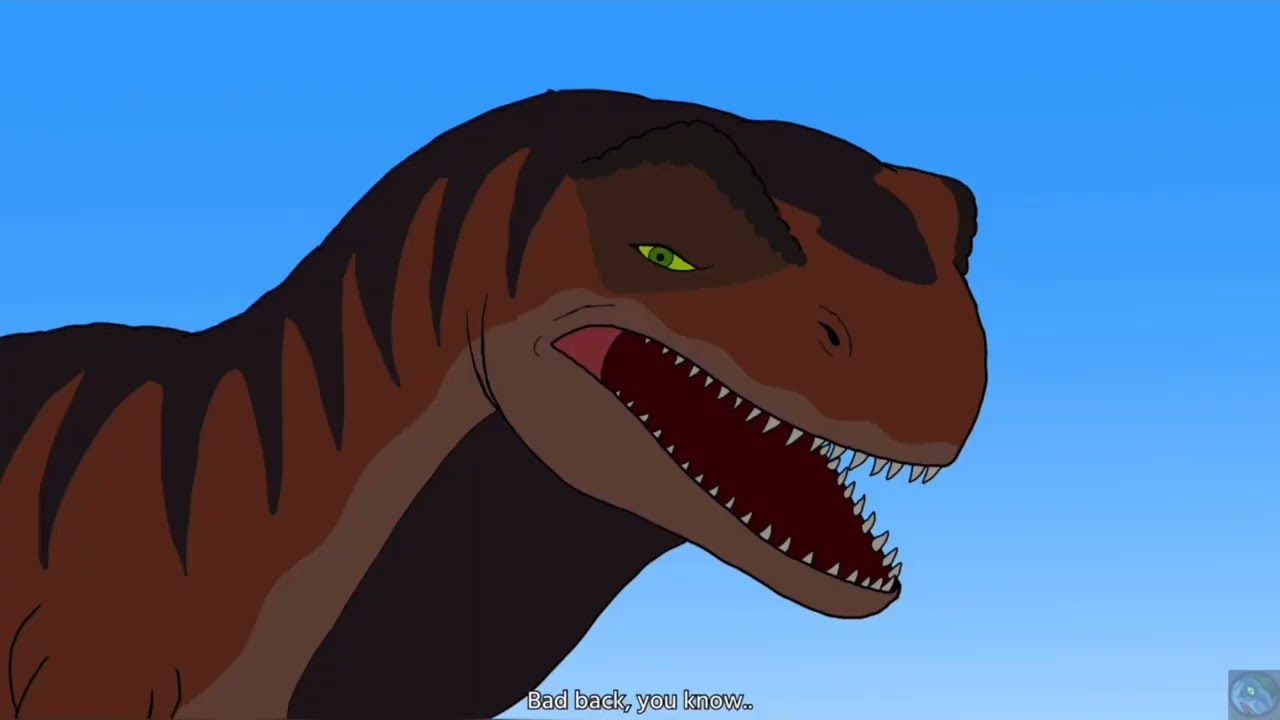 THE T-REX KING SCAR FALA PRO SIMBA DO CIMITERIO DE ELEFANTES DUBLADO 