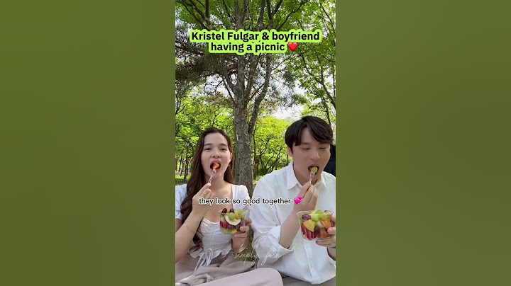 KRISTEL FULGAR & HER BOYFRIEND ARE HAVING A PICNIC #kristelfulgar #filipinoactress