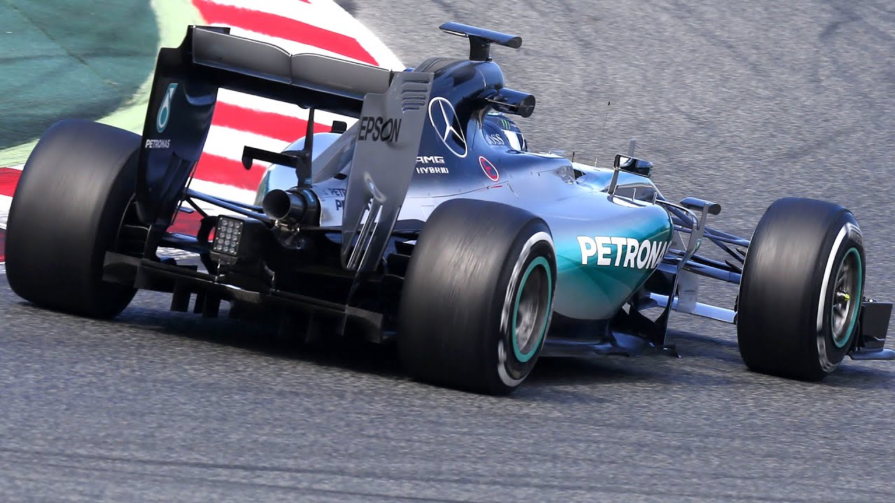 Formula 1 F1 Mercedes 2015 Sound V6 Turbo Youtube