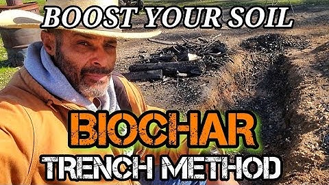 Biochar Trench Method: Transforming Organic Waste into Black Gold!
