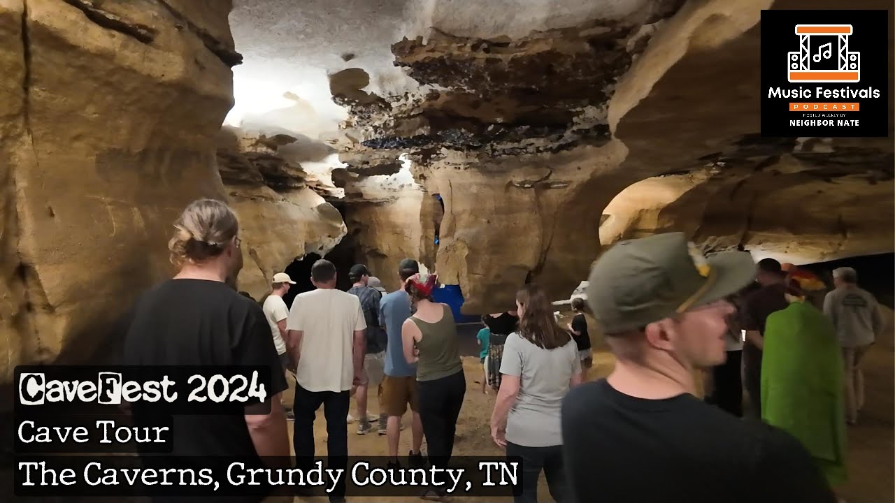 Cave Tours at The Caverns in Grundy County, TN during CaveFest 2024