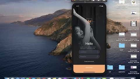 create an iOS login page