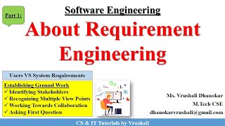 SE 14 : Requirement Engineering | Establishing Ground Work | Users VS System Requirements screenshot 4
