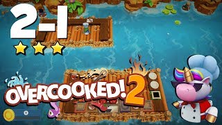 Overcooked! 2: Level 2-1 - 3 Stars Single Player!