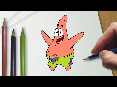 Como desenhar o Patrick estrela Mandrake passo a passo #desenho  #tutorialdedesenho 