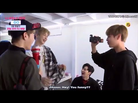JIHOON SUNGWOON DANIEL FUNNY ENGLISH CONVERSATION Wanna One